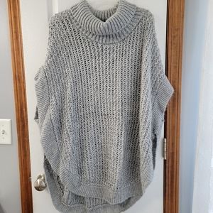 LC Lauren Conrad Slouchy Turtleneck Poncho